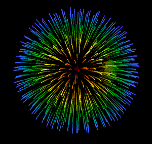 Gif animé feux d'artifices 97